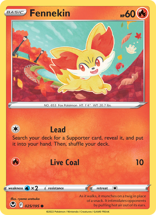 Fennekin Common (025/195) swsh12