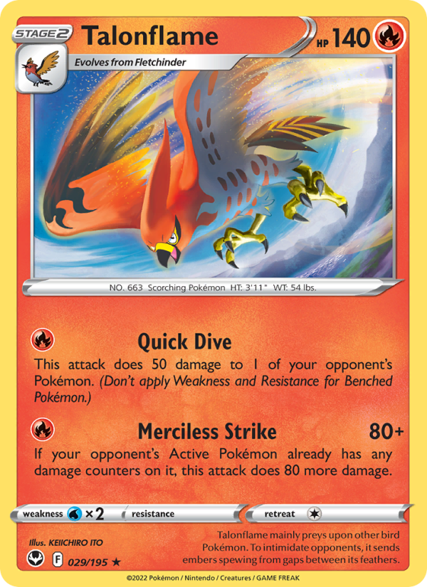 Talonflame Rare (029/195) swsh12