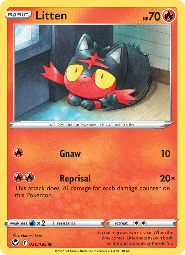 Litten Common (030/195) swsh12