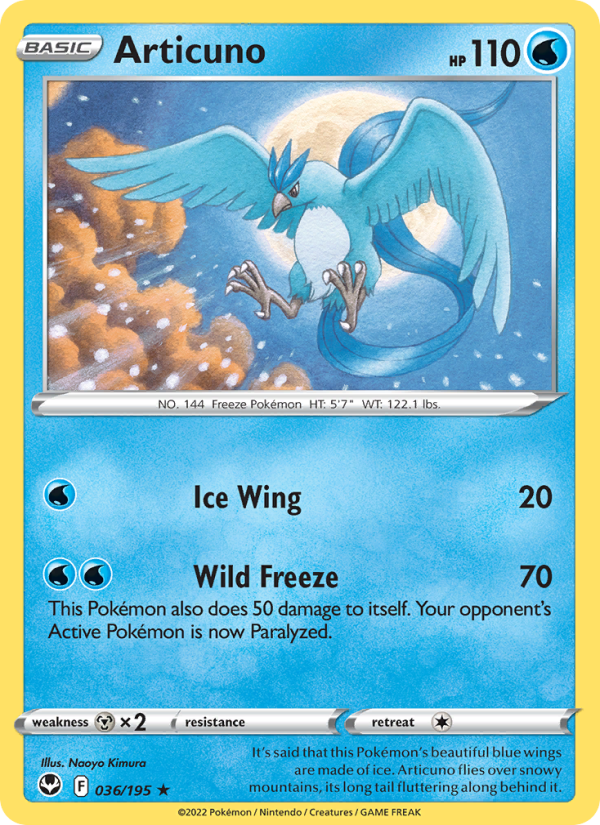 Articuno Holo Rare (036/195) swsh12