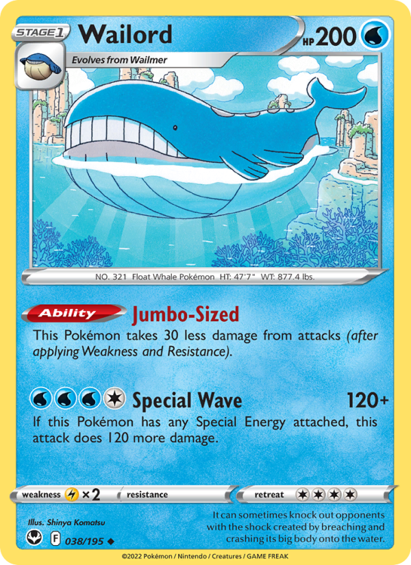 Wailord Uncommon (038/195) swsh12