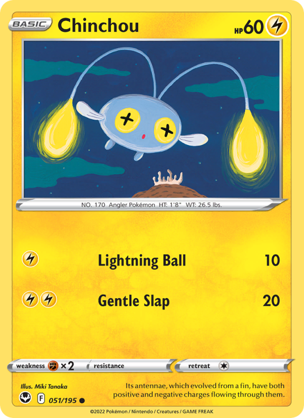 Chinchou Common (051/195) swsh12