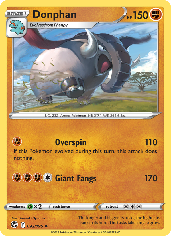 Donphan Uncommon (092/195) swsh12