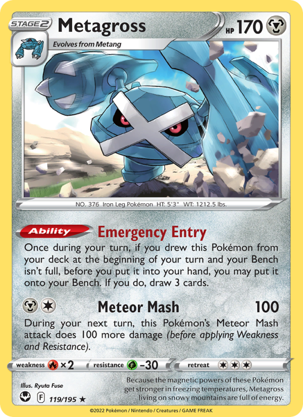 Metagross Holo Rare (119/195) swsh12