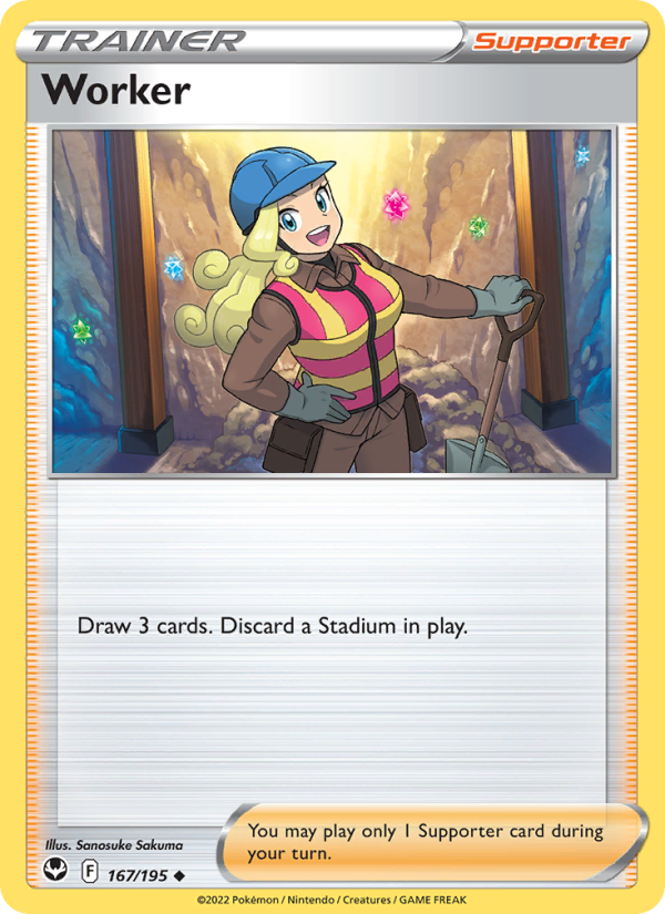 Worker Uncommon (167/195) swsh12