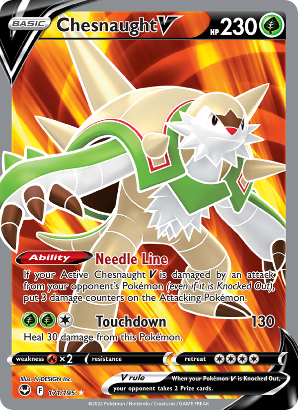 Chesnaught V Ultra Rare (171/195) swsh12
