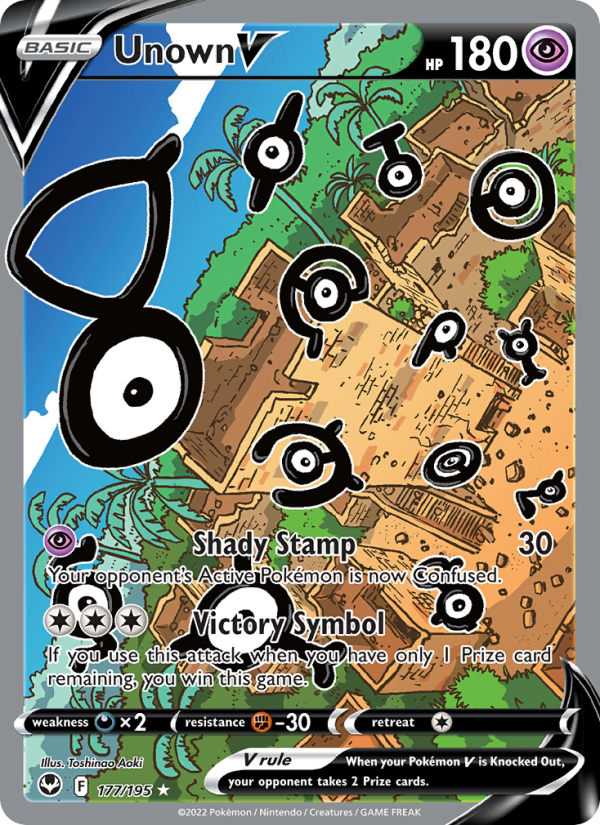 Unown V Ultra Rare (177/195) swsh12