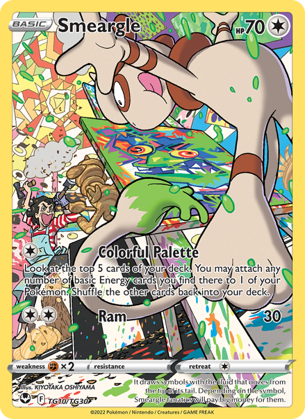 Smeargle Holo Rare (TG10/195) swsh12