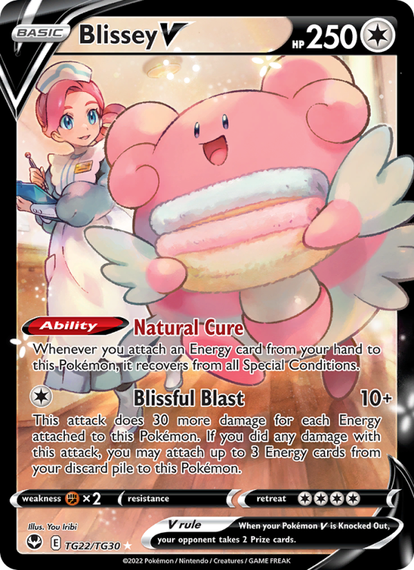 Blissey V Holo Rare V (TG22/195) swsh12
