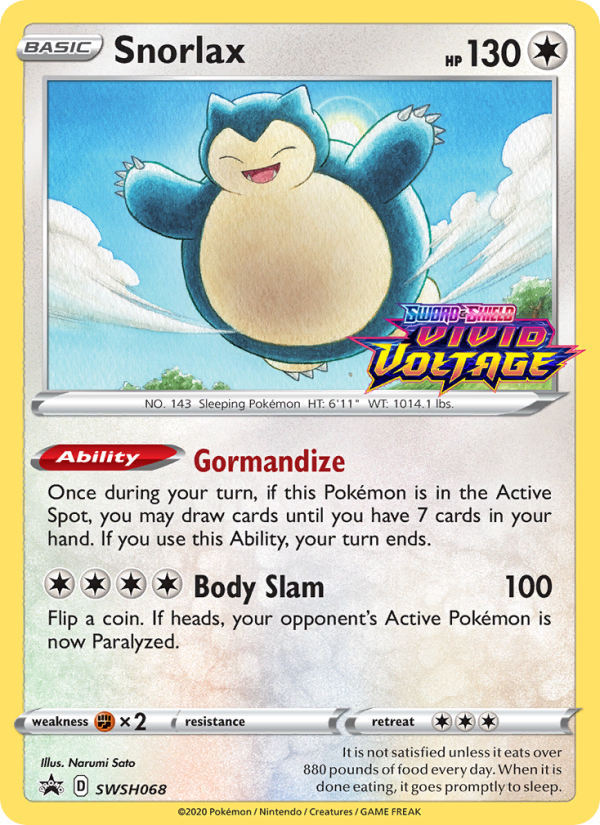 Snorlax None (SWSH068/107) swshp