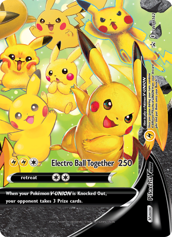 Pikachu V-UNION None (SWSH142/107) swshp