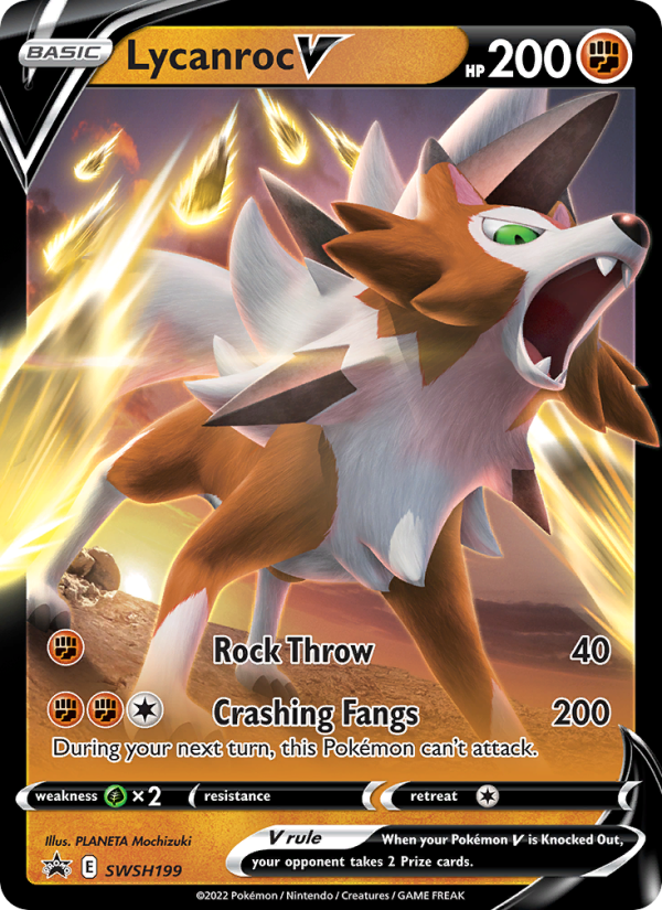 Lycanroc V None (SWSH199/107) swshp