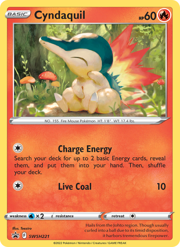 Cyndaquil None (SWSH221/107) swshp