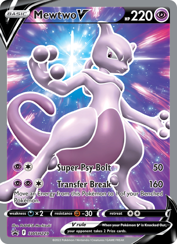 Mewtwo V None (SWSH229/107) swshp