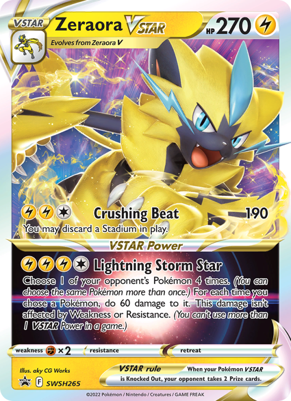 Zeraora VSTAR None (SWSH265/107) swshp
