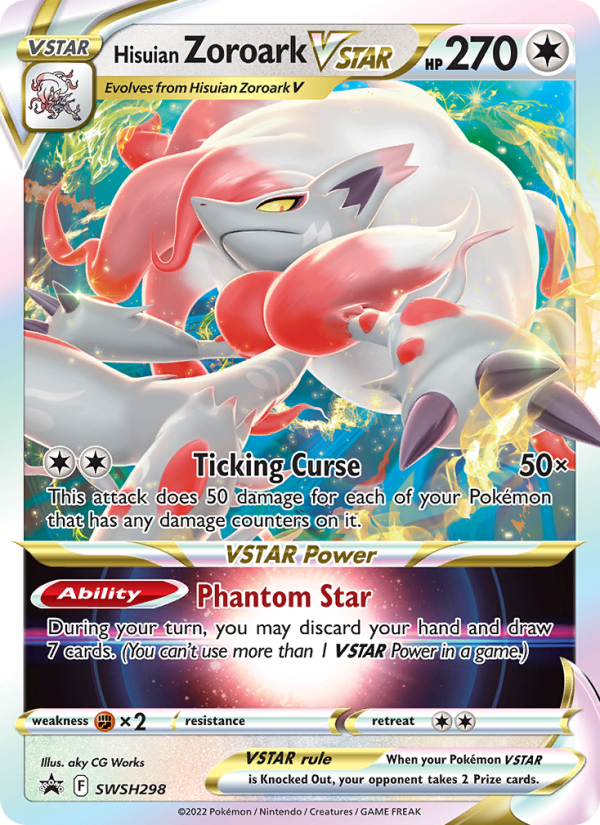 Hisuian Zoroark VSTAR None (SWSH298/107) swshp