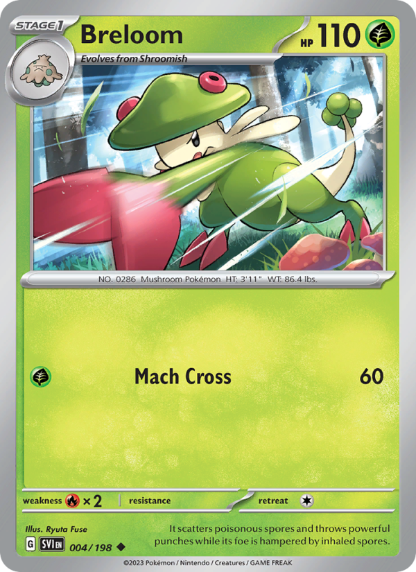 Breloom Uncommon (004/198) sv01