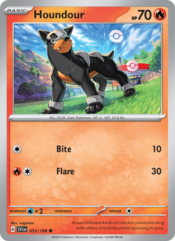 Houndour Common (033/198) sv01
