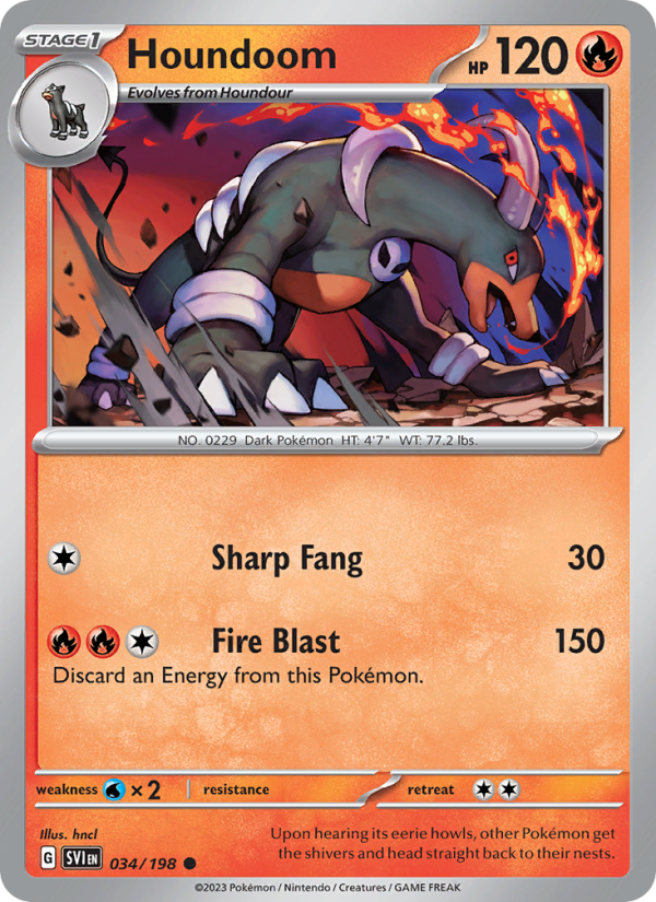 Houndoom Common (034/198) sv01
