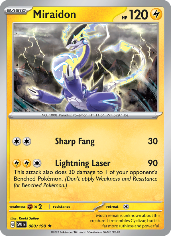 Miraidon Rare (080/198) sv01