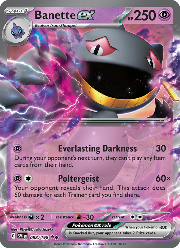 Banette ex Double rare (088/198) sv01