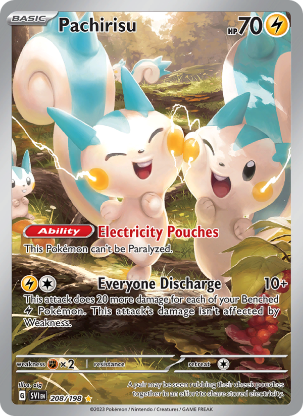 Pachirisu Illustration rare (208/198) sv01