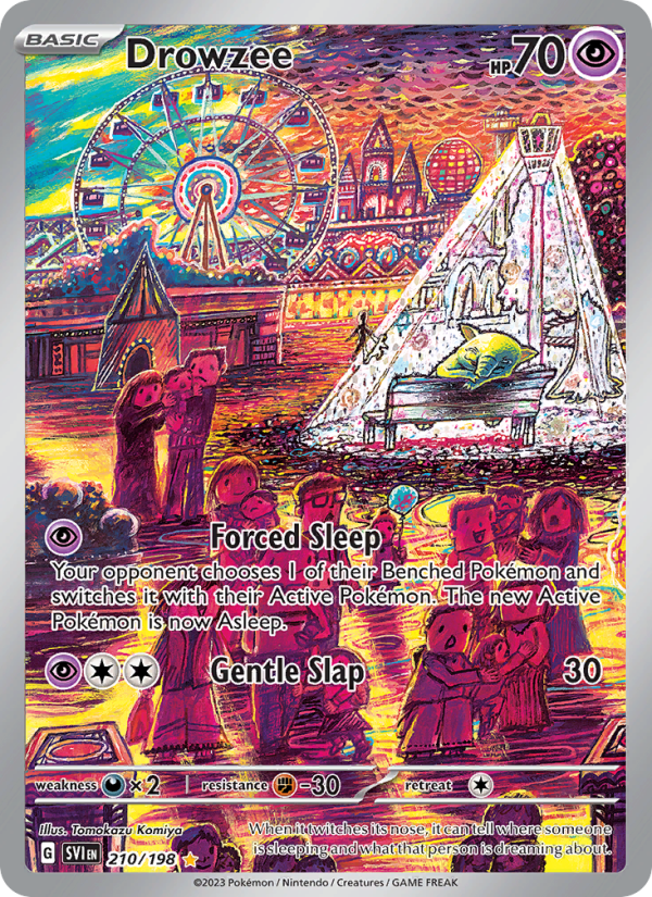 Drowzee Illustration rare (210/198) sv01