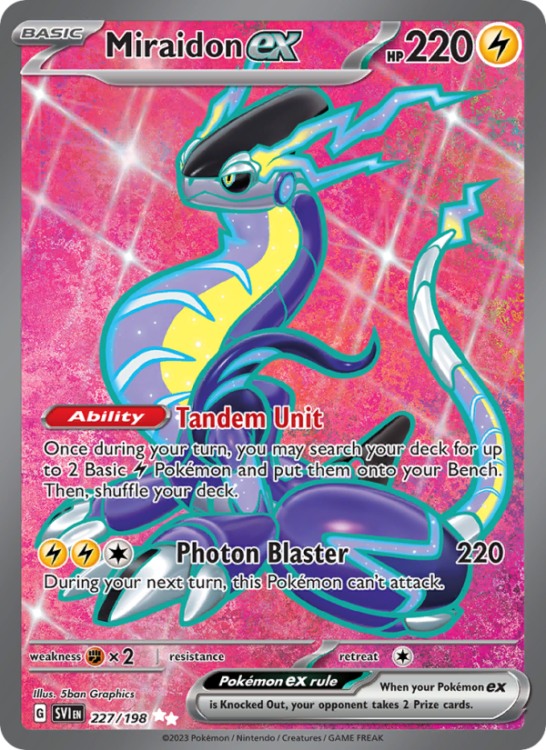 Miraidon ex Ultra Rare (227/198) sv01