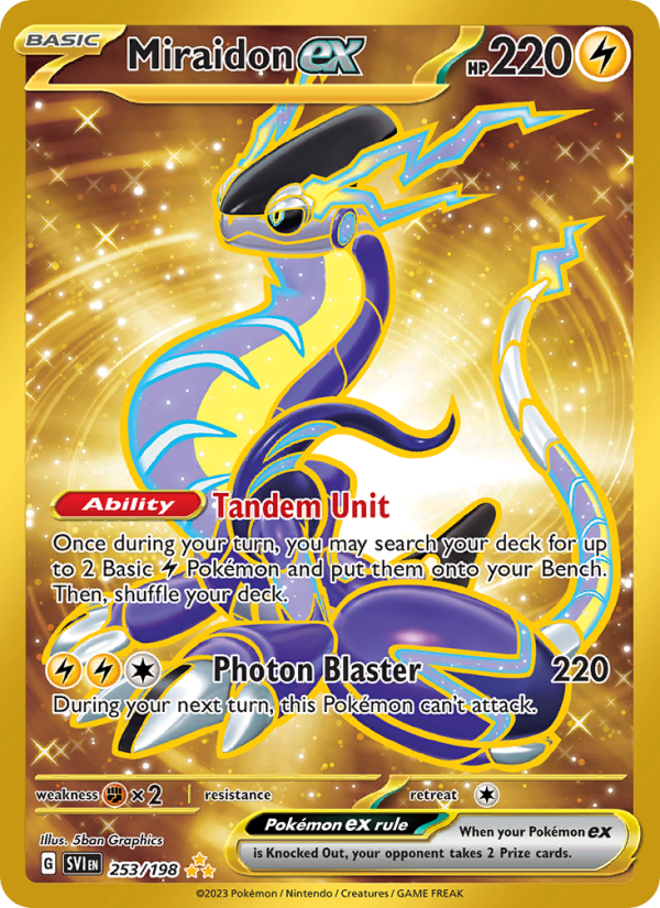 Miraidon ex Hyper rare (253/198) sv01