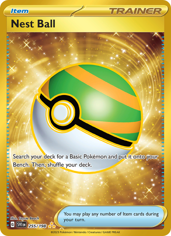 Nest Ball Hyper rare (255/198) sv01