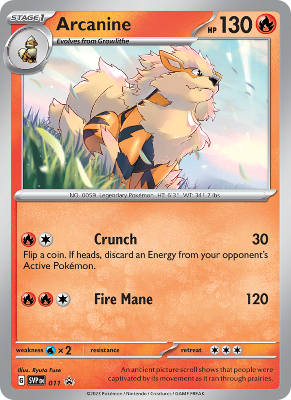 Arcanine None (011/0) svp