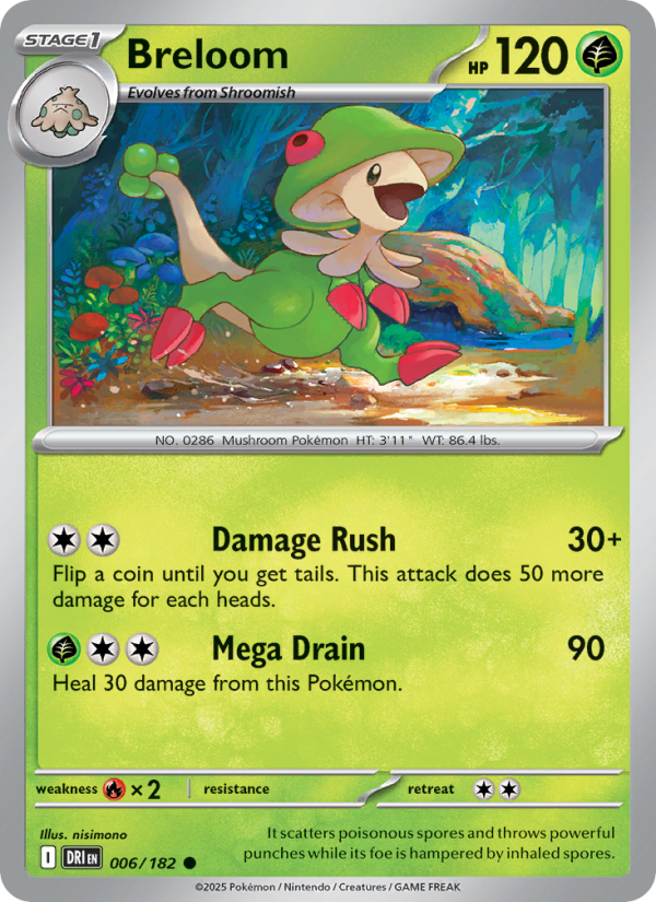 Breloom Common (006/182) sv10