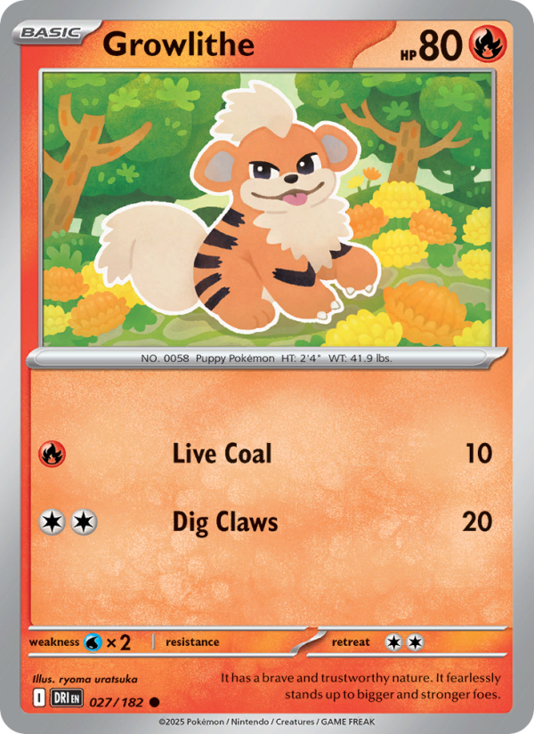 Growlithe Common (027/182) sv10