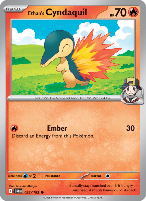Ethan's Cyndaquil Common (032/182) sv10