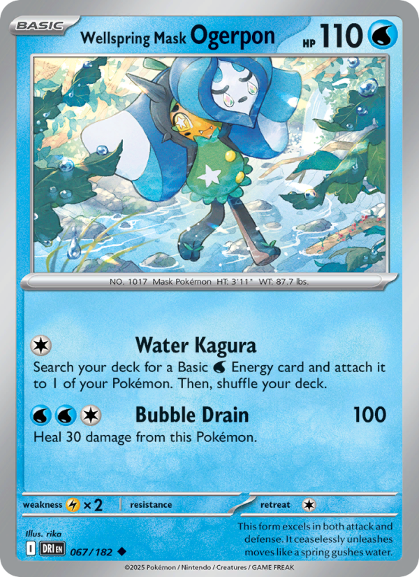Wellspring Mask Ogerpon Uncommon (067/182) sv10