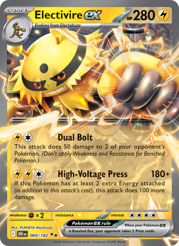 Electivire ex Double rare (069/182) sv10