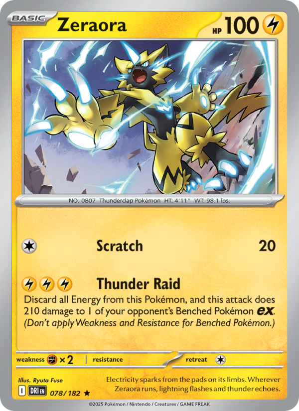 Zeraora Rare (078/182) sv10