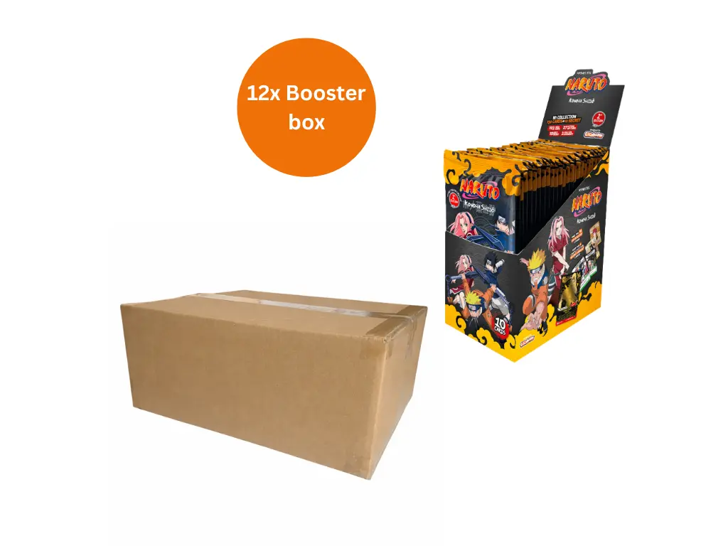 Naruto TCG First set 2nd Edition Booster Box Case