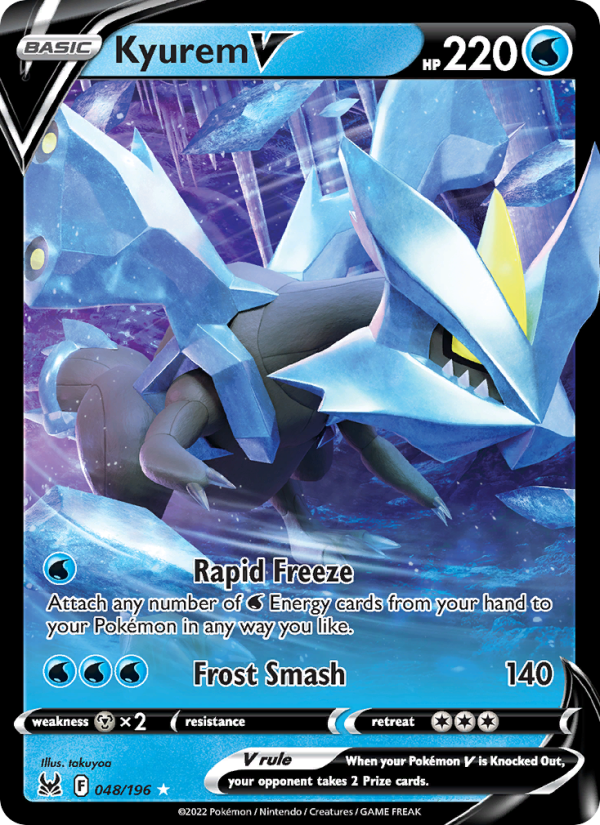 Kyurem V Holo Rare V (048/196) swsh11