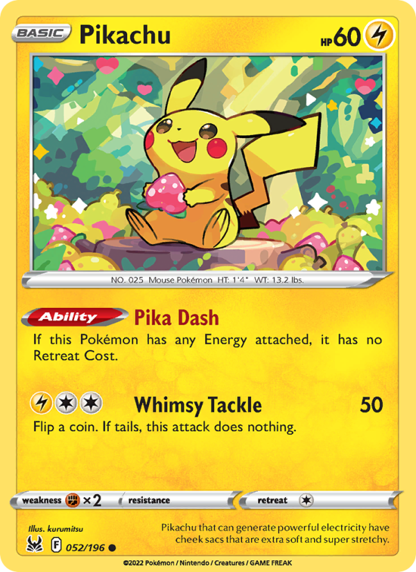 Pikachu Common (052/196) swsh11