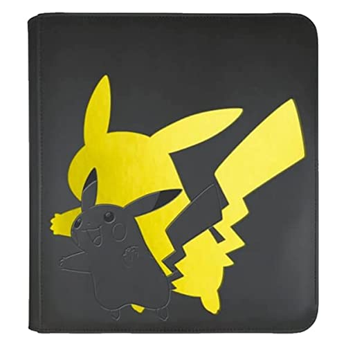 Ultra Pro Elite Series Pikachu 12‑Pocket PRO‑Binder – Zwart 