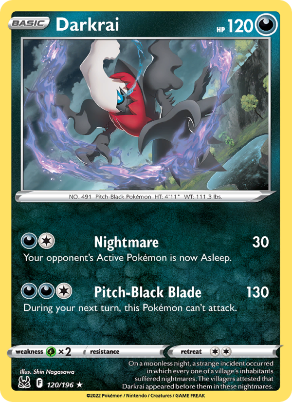 Darkrai Holo Rare (120/196) swsh11