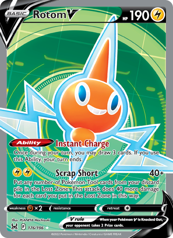 Rotom V Ultra Rare (176/196) swsh11