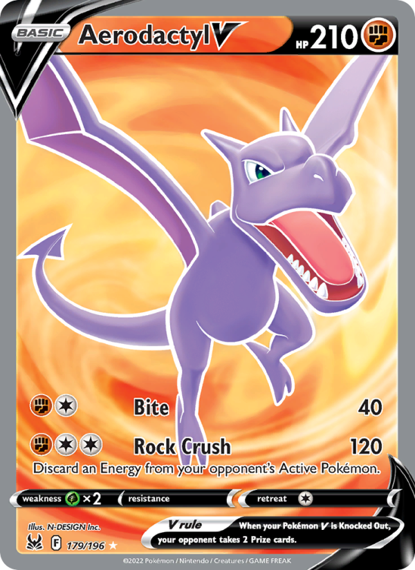 Aerodactyl V Ultra Rare (179/196) swsh11