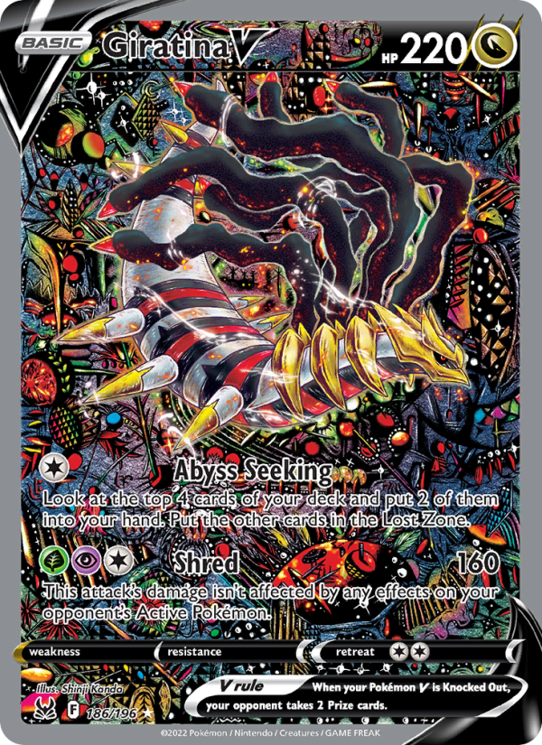 Giratina V Ultra Rare (186/196) swsh11