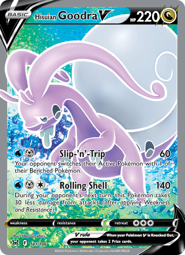 Hisuian Goodra V Ultra Rare (187/196) swsh11