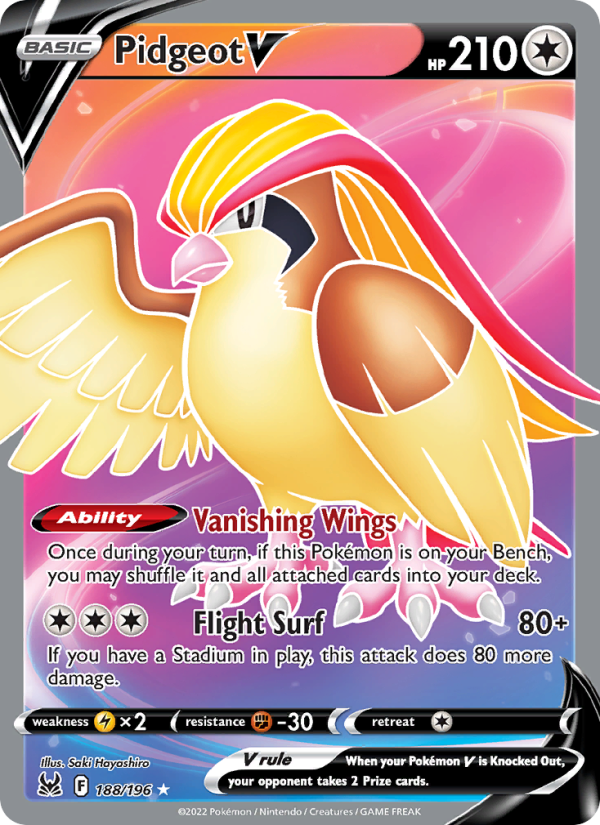 Pidgeot V Ultra Rare (188/196) swsh11