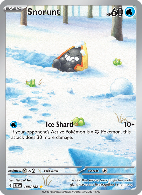 Snorunt Illustration rare (188/182) sv04