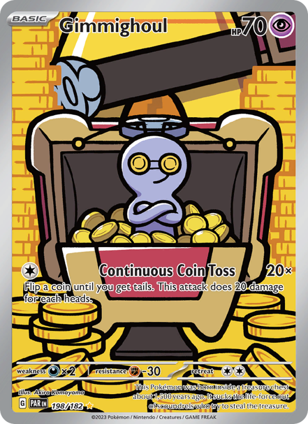 Gimmighoul Illustration rare (198/182) sv04