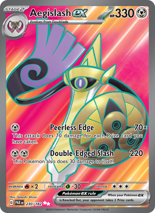 Aegislash ex Ultra Rare (230/182) sv04
